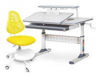 ErgoKids Комплект парта Ergokids TH-320 Grey + кресло ErgoKids Y-400 YE (арт.TH-320 W/G + Y-400 YE)