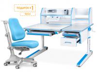 Mealux Комплект Mealux парта Sherwood Energy + Match KBL (арт. BD-830 W/BL Energy+Y-528 KBL)