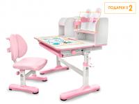 ErgoKids Комплект мебели (столик + стульчик) ErgoKids Panda XL pink (арт. BD-29 PN)