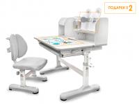 ErgoKids Комплект мебели (столик + стульчик) ErgoKids Panda XL grey (арт. BD-29 G)