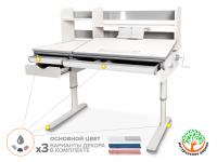 Mealux Детский стол Mealux Montreal Multicolor (арт. BD-670 W/MC с полкой)