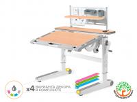 ErgoKids Детский стол ErgoKids Ergowood-M Multicolor+ полка BD P-18 MG (арт.BD-800 MG/MC Energy + BD P-18 MG)