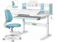 ErgoKids Комплект парта Ergokids TH-330 Light Blue + кресло Y-507 KBL (арт.TH-330 W/Z + Y-507 KBL)
