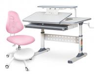 ErgoKids Комплект парта Ergokids TH-320 Grey + кресло ErgoKids Y-400 PN (арт.TH-320 W/G + Y-400 PN)