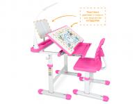 ErgoKids Комплект мебели (столик + стульчик + лампа) EVO-17 PN (с лампой)
