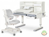 ErgoKids Комплект парта ErgoKids Montreal 2 с полкой G (арт. BD-670-2 MC/WG с полкой + Y-609 G)