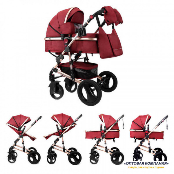 Коляска Luxmom 530 Бежевый