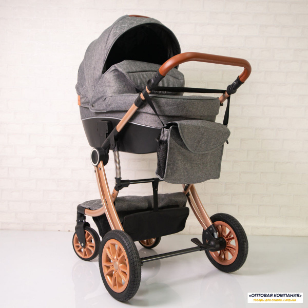 Коляска Luxmom 5856 2в1 Коричневый