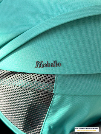 Коляска Baballo 2024 Изумрудная (рама черная) механика