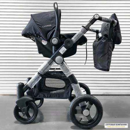 Коляска Luxmom 600G 3в1Черный