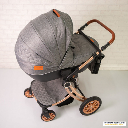 Коляска Luxmom 5856 2в1 Коричневый