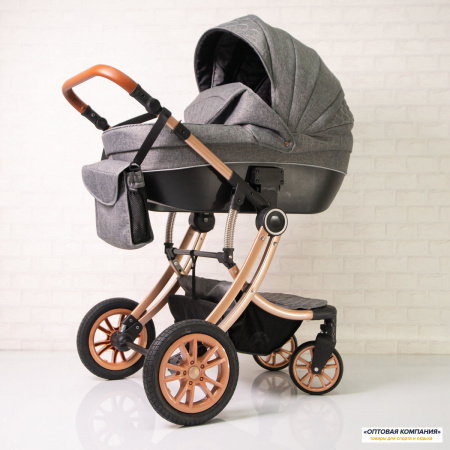 Коляска Luxmom 5856 2в1 Коричневый